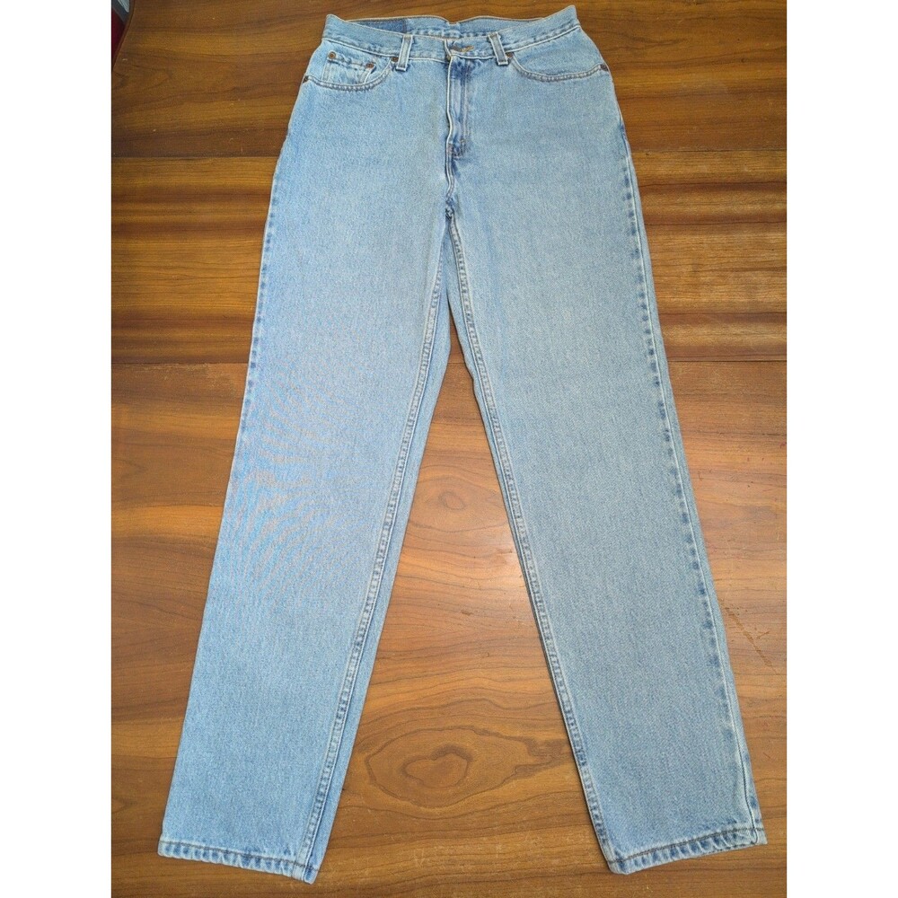 Vintage 90s Levi's 512 Slim Fit Straight Leg Jeans Women Size 10 Reg L Long